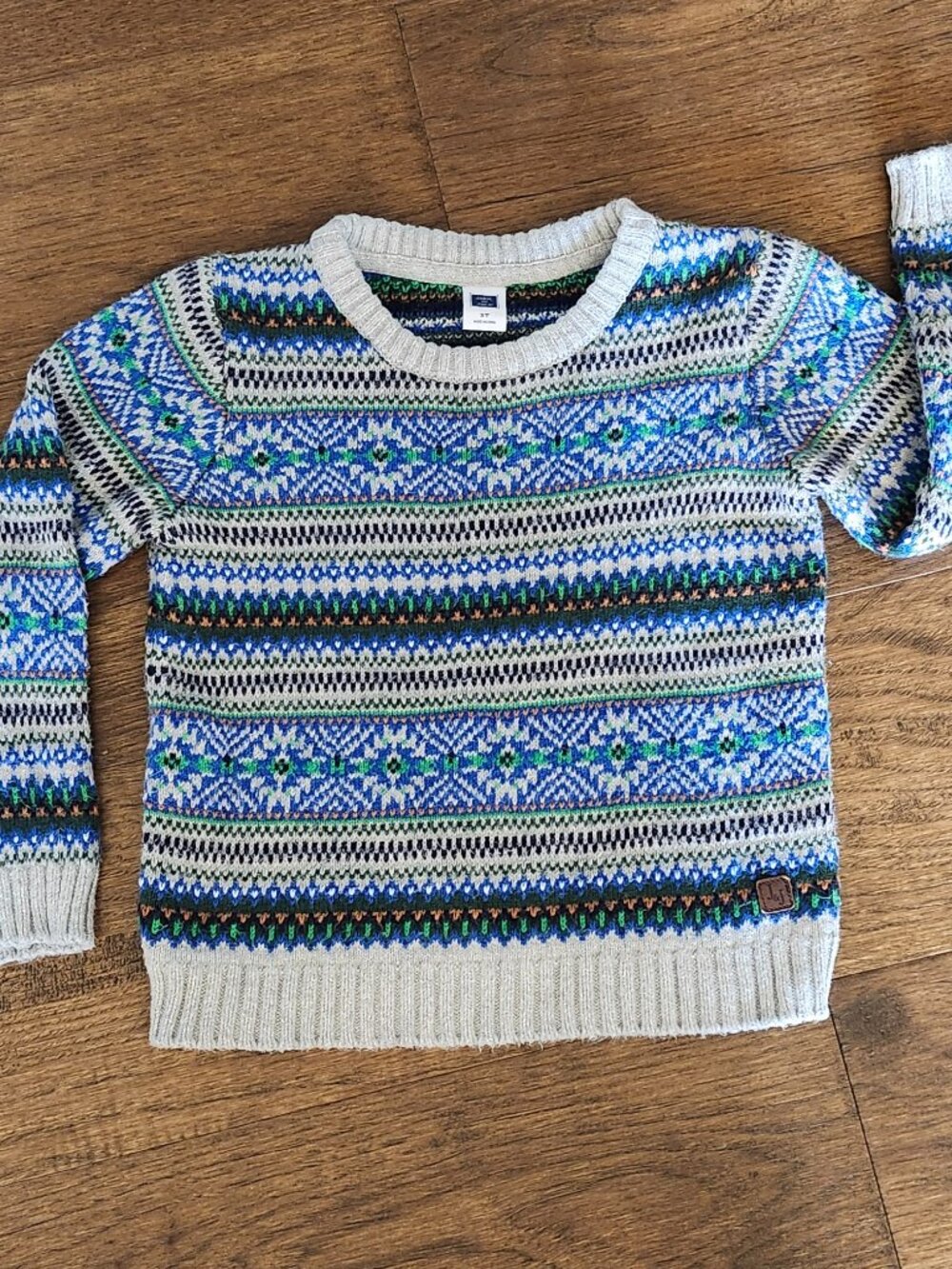 Janie & Jack Fair Isle Knit Sweater – Toddler 2T – VGUC